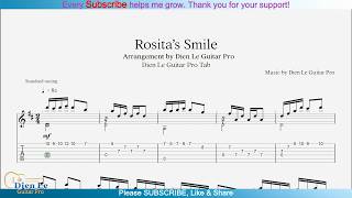 Rosita’s Smile (Arrangement by Dien Le Guitar Pro) for Guitar with TAB