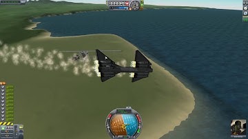 Kerbal Space Program  - Fast SSTO and return Challenge[Deploying Satellite]
