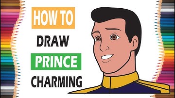 Drawing PRINCE CHARMING for kids [Cinderella] drawing cinderella | kids videos | kids can draw 😄❤️