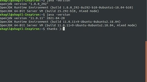 Linux Ubuntu change default java version in 2 steps