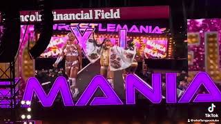 Jade Cargill, Naomi and Bianca Belair Wrestlemania 40 entrance live