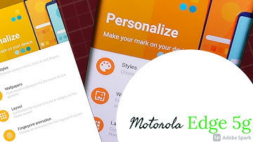 [Notification & Colors] Customize your Motorola Edge 5G