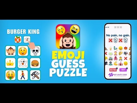 Emoji Guess Puzzle Game Unity Source Code - Get Unity Code