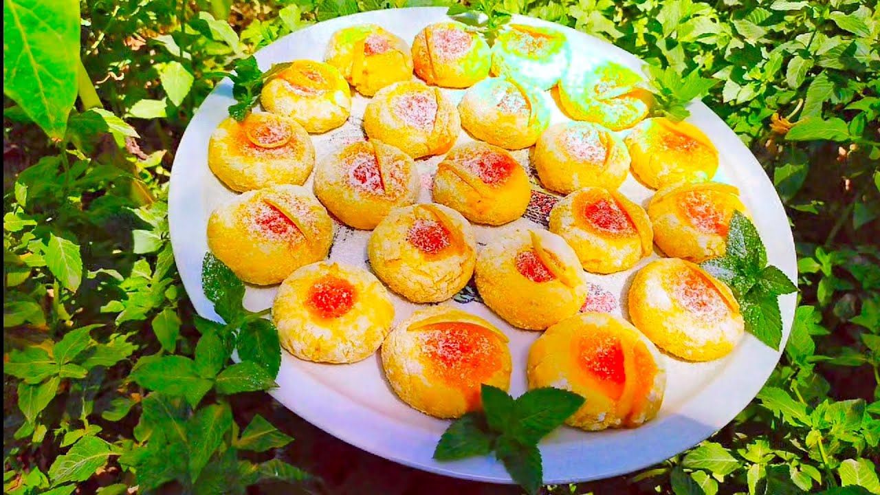 الذ واطيب طريقه عمل بسكويت بالليمون ومربى المشمش لايفوتكم جربوا🍋🍑😋