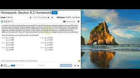 Using StatCrunch to perform hypothesis testing on proportions of jury selections