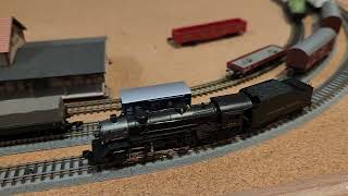 AZL Z 50003-3 USRA Light Mikado B&O 4581 Steam Loco Test Run at z.scale.hobo 01.08.2023