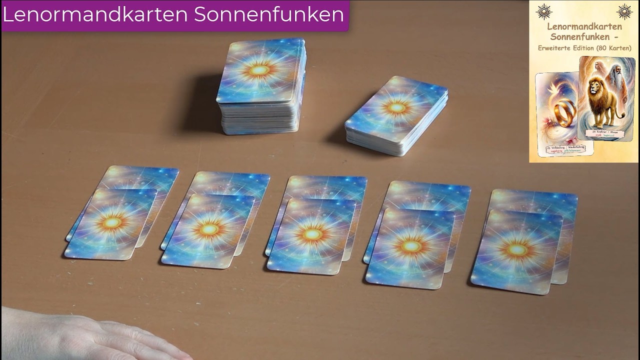 Orakel mit den Sonnenfunken Lenormandkarten für eine Frage von dir (08-03-26)