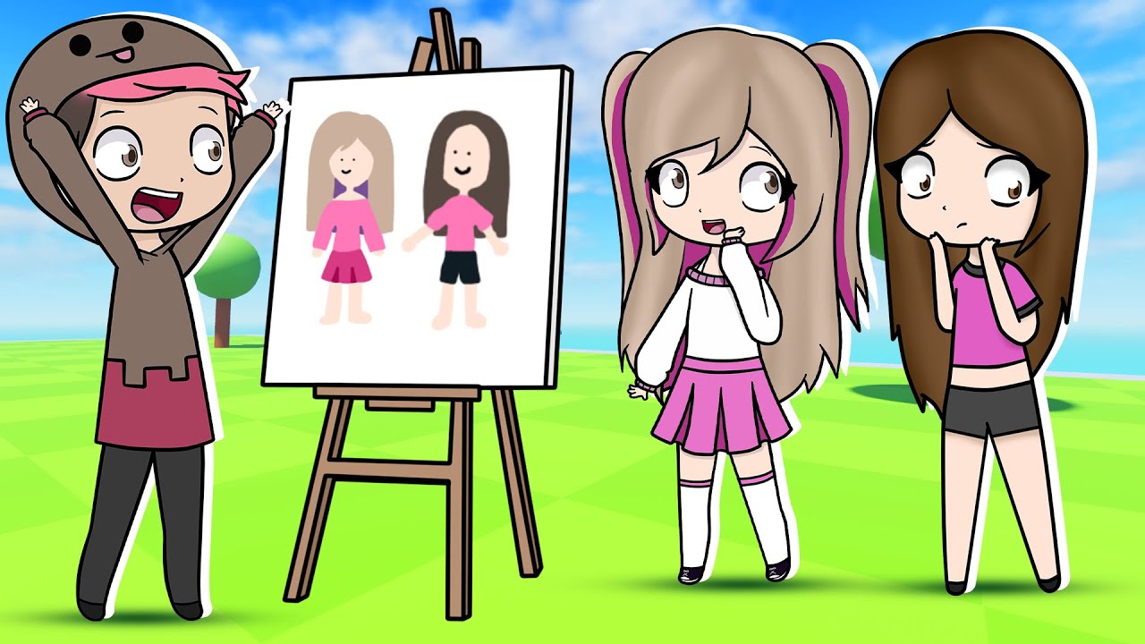 Roblox Pero Solo Podemos usar 1 Color con el Team !! Reto Doodle Transform momentos divertidos