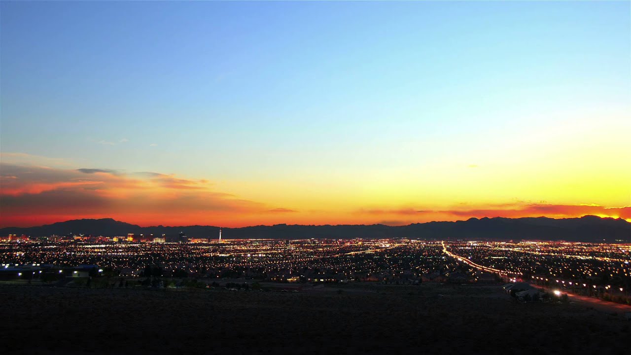 Las Vegas Sunrise Sunset Time Lapse - YouTube