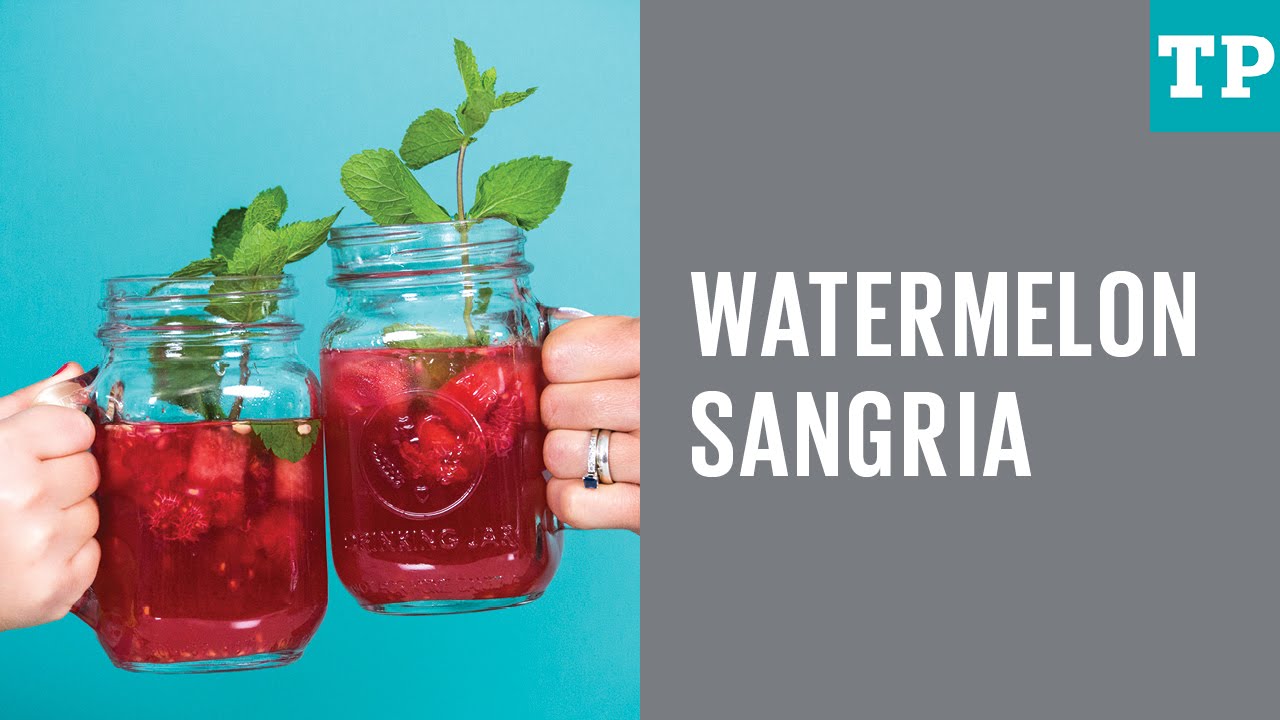 How to make Watermelon Sangria for adults and kids