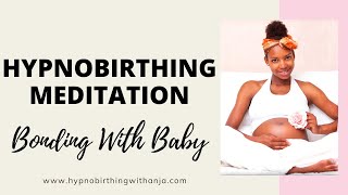 BEAUTIFUL PREGNANCY MEDITATION (GUIDED)- HYPNOBIRTHING MEDITATION- CONNECTING TO YOUR BABY IN WOMB