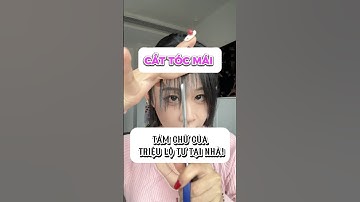 Cắt tóc mái tám chữ của Triệu Lộ Tư tại nhà! #shorts #tips