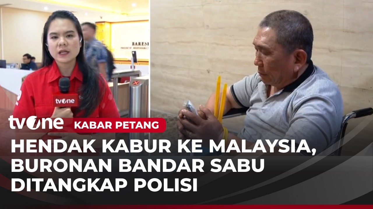 Kaki Kena Timah Panas, Bandar Narkoba Ko Erwin Tiba di Bareskrim Pakai Kursi Roda | Kabar Petang