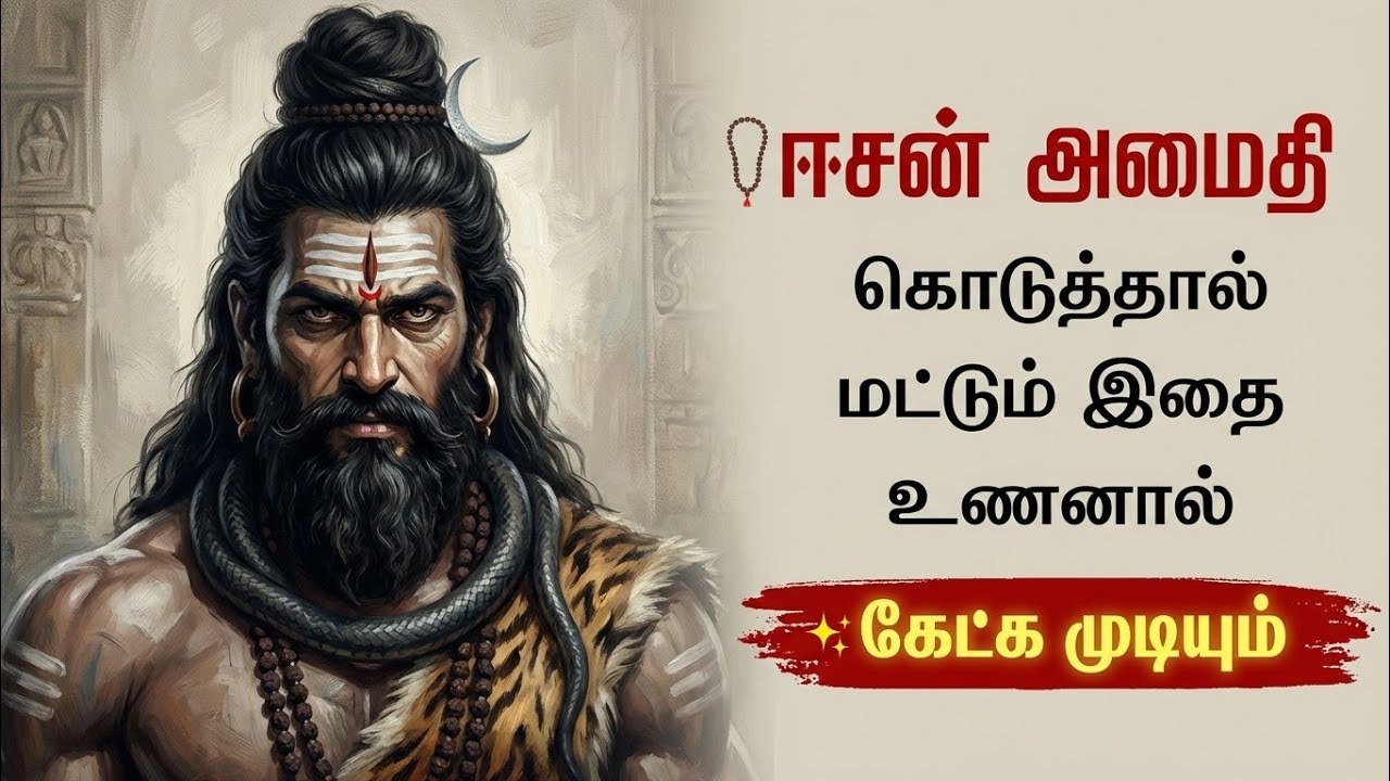 ஈசன் அமைதி”கொடுத்தால் மட்டும் இதை உணனால் கேட்க முடியும்