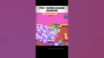 Super Charge Modifier in Tick Boss Fight  💀 #brawlstars
