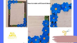 How to make soft board l flowers for board l #softboard screenshot 3