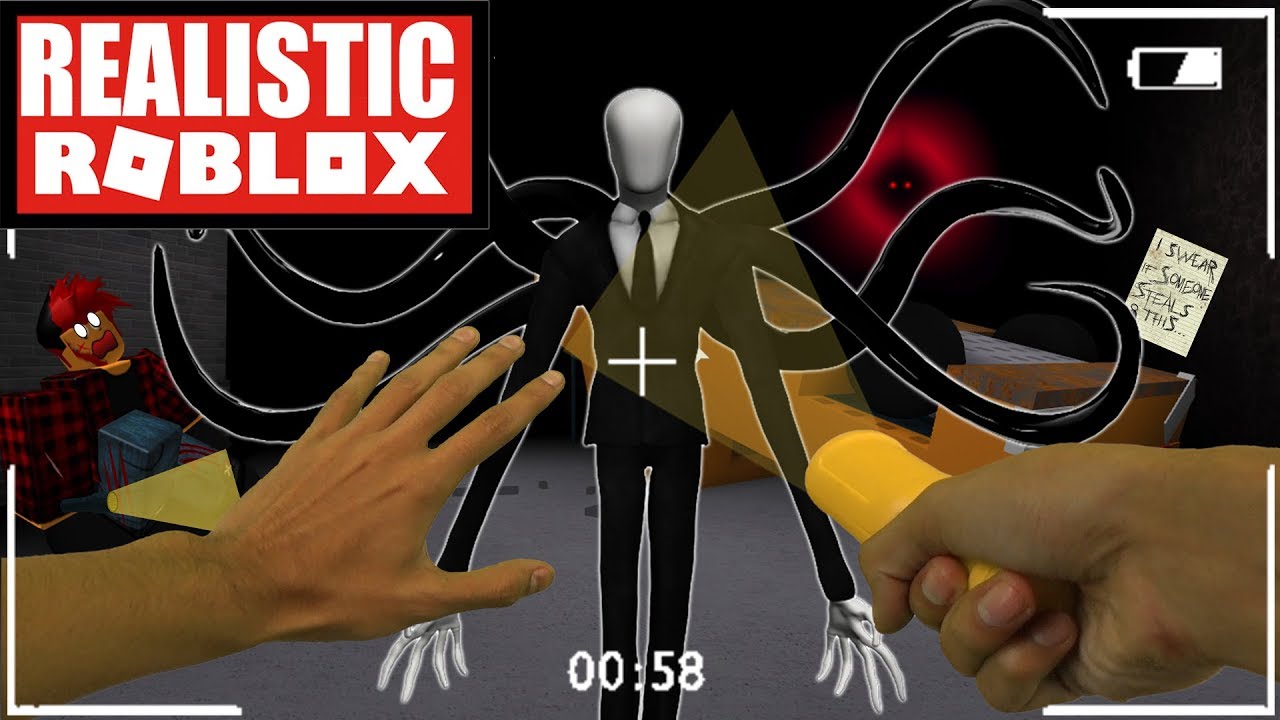 Realistic Roblox Escape Slenderman In Roblox Youtube - slenderman in bikini bottom roblox