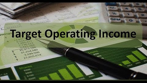 CVP: Target Operating Income