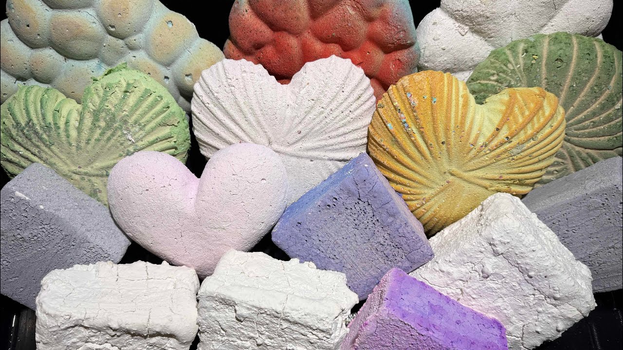 Pasted blocks丨自制粉笔块丨#oddlysatisfying 