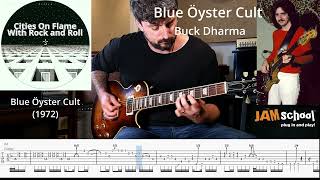 Blue Oyster Cult Cities on Flame With Rock and Roll Guitar Solo With TAB