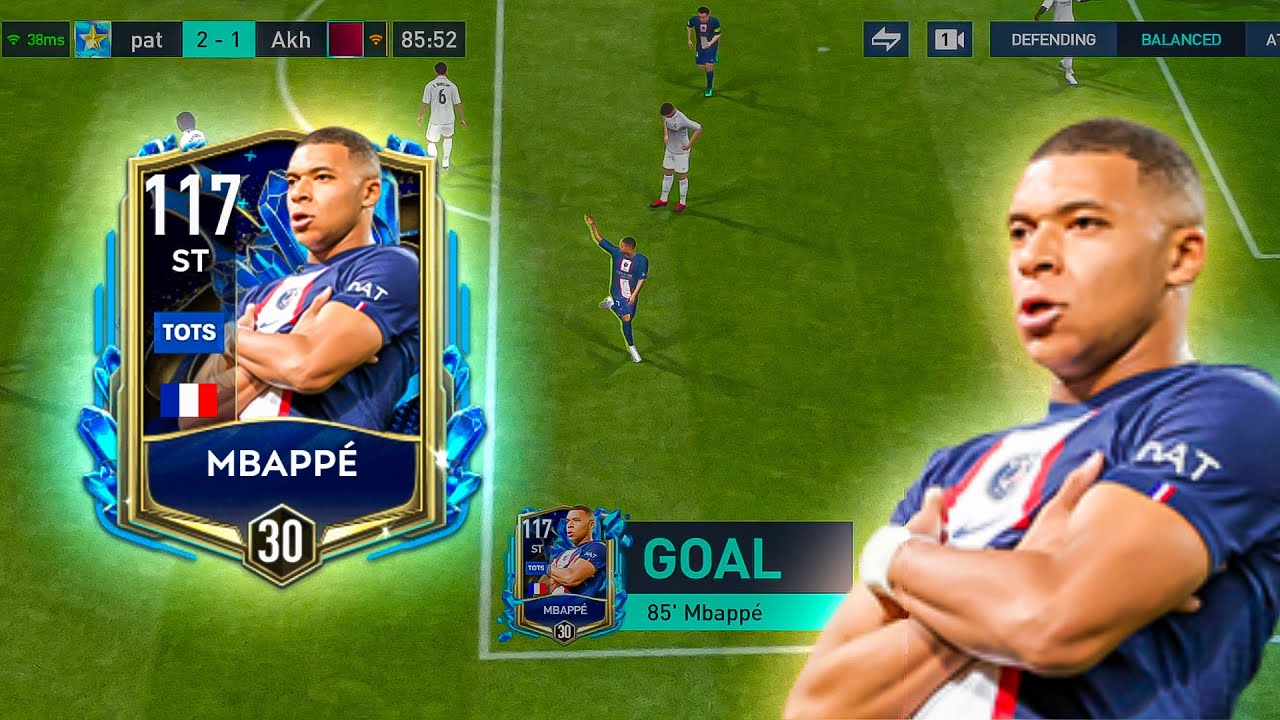 KYLIAN MBAPPE 117 RATED GAMEPLAY & REVIEW! THE NINJA TURTLE!! FIFA MOBILE  23 