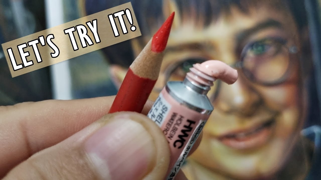 I'm Afraid!...Watercolor & Colored Pencil? Realistic Portrait Drawing Tutorial using Prismacolor!