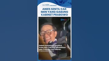 Anies Sentil Keras Cak Imin yang Terima Tawaran Gabung Kabinet Prabowo: Kalah di Luar Pemerintah