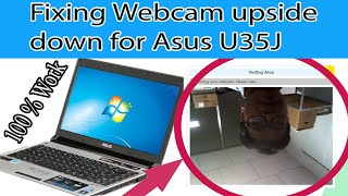 How to fix webcam upside down in Asus U35J screenshot 4