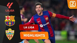 Aanvoerder Sergi Roberto Is Terug Barcelona Vs Almería La Liga 2324 Samenvatting
