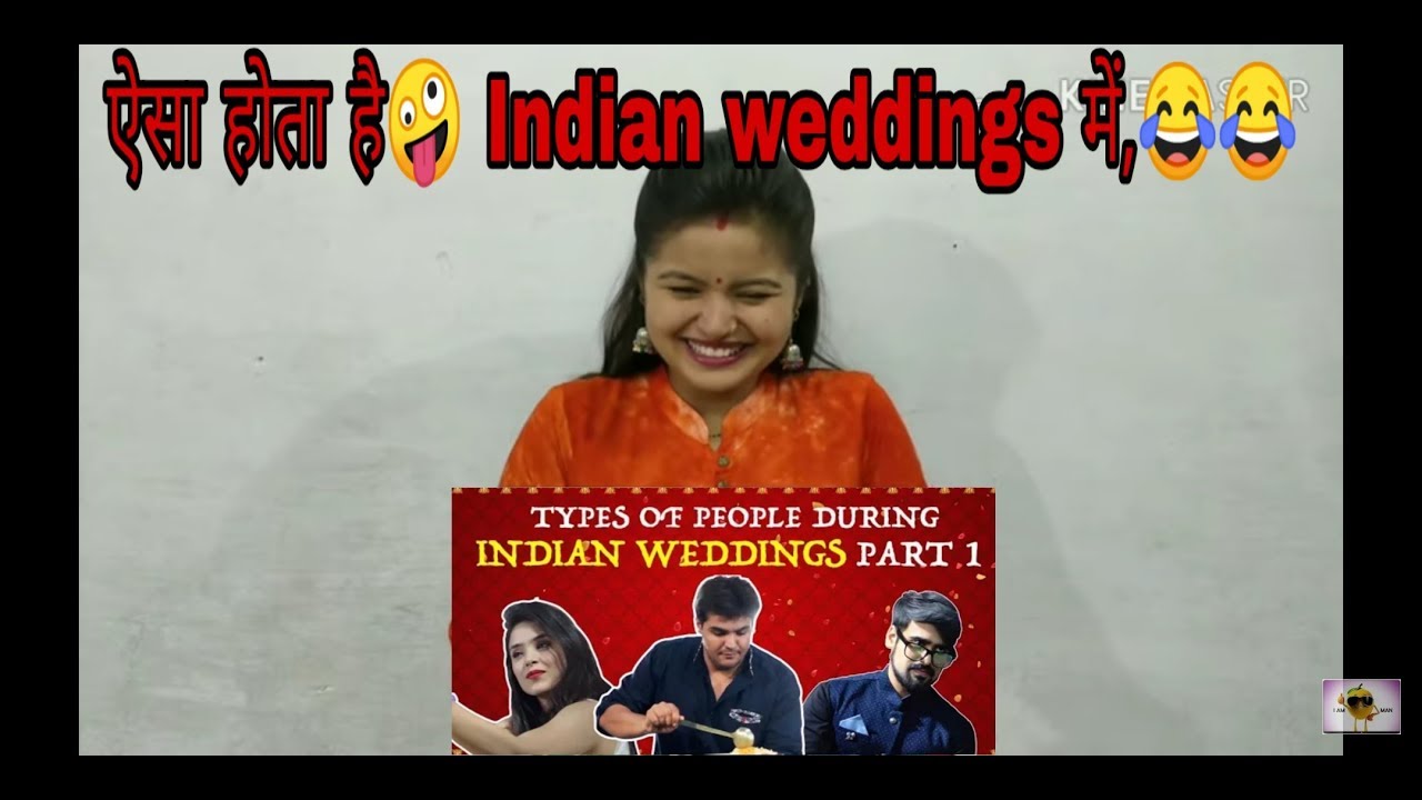 MaNgOmAn Reacting on Types of people during Indian wedding-part 1