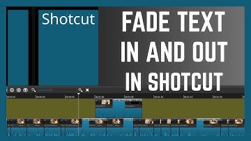 How To Fade Text IN and OUT In Shotcut | Shotcut Tutorial