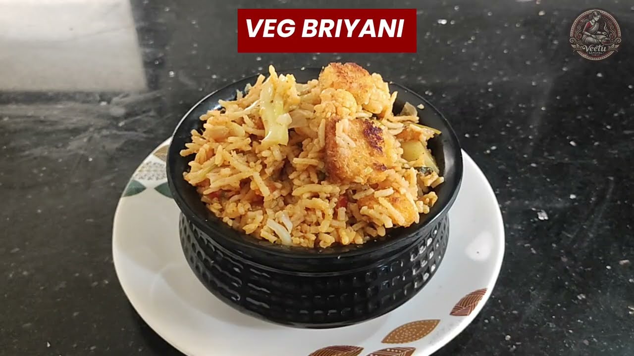 எளிய முறையில் வெஜிடபிள் பிரியாணி | One Pot Vegetable Biryani