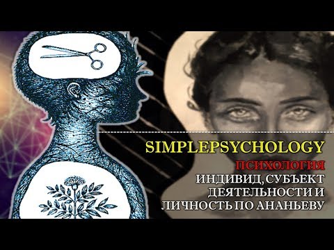 Психология. Индивид, субъект деятельности, личность и индивидуальность по Б.Г. Ананьеву.