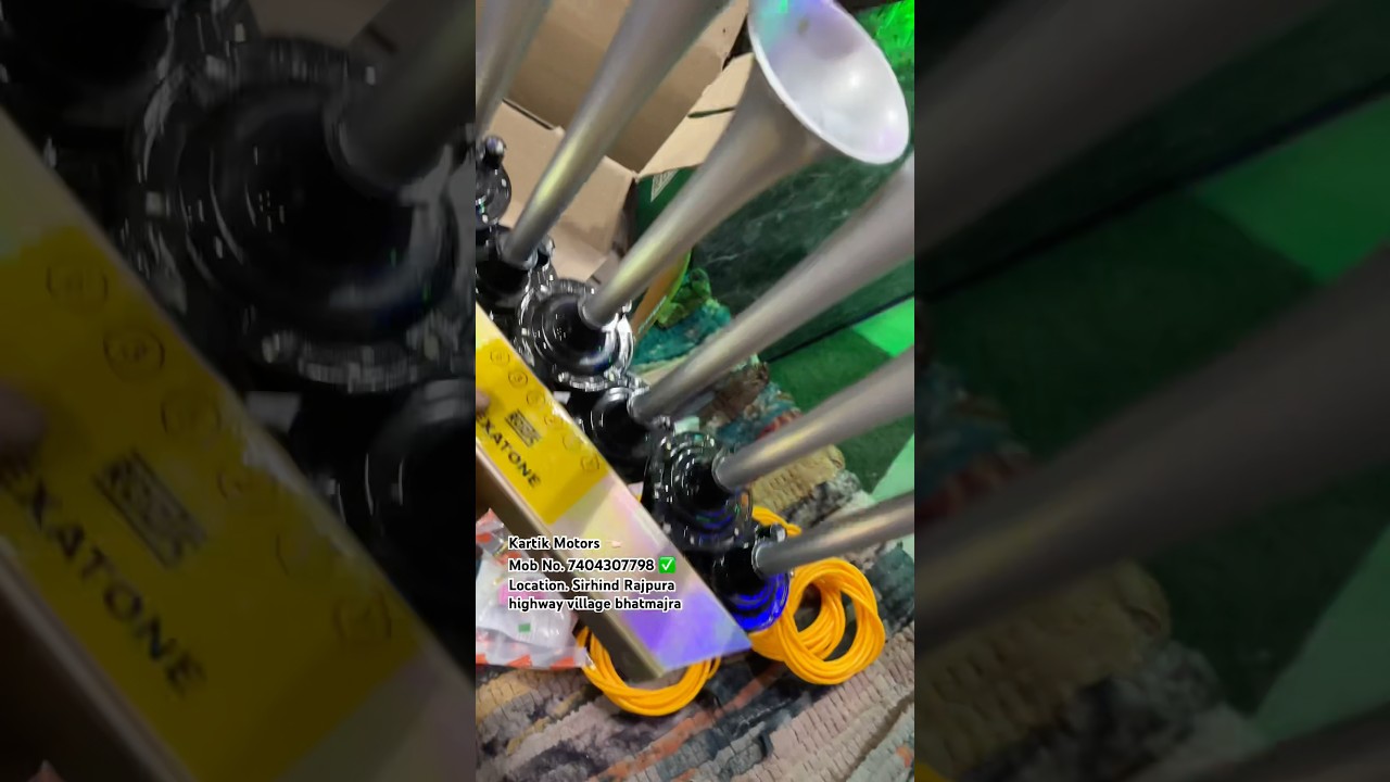 Original Jodhpuri ROOTS horn 6 pipe with heavy quality and clear sound available at our shop.❤️‍🔥🔥