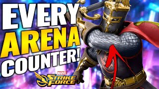 USE THESE TEAMS! MSF ARENA COUNTER GUIDE! Best Every Meta Defense Team | Marvel Strike Force