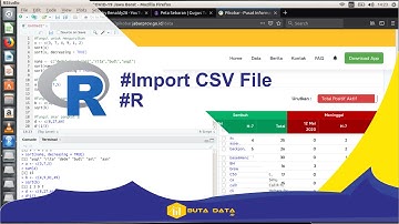 Belajar Bahasa Pemrograman R [5] - Cara Mudah Import CSV File di R