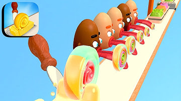 Spiral Peeling ​- All Levels Gameplay Android,ios (Levels 55-57)