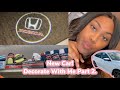 Decorate My Car With Me Part 2| Honda Civic Sport 2021