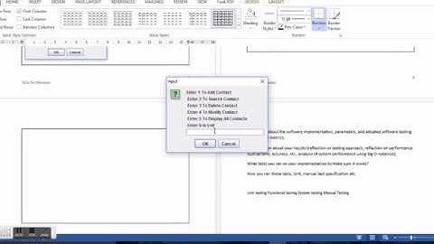 Address Book Application Video