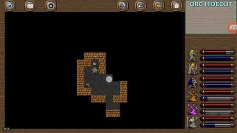 Official Dungeons of Chaos playthrough Chapter 1 : Part 4 Spelunking Orc tunnels.