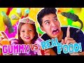 GUMMY vs. REAL FOOD! ft Princess Gorgeous