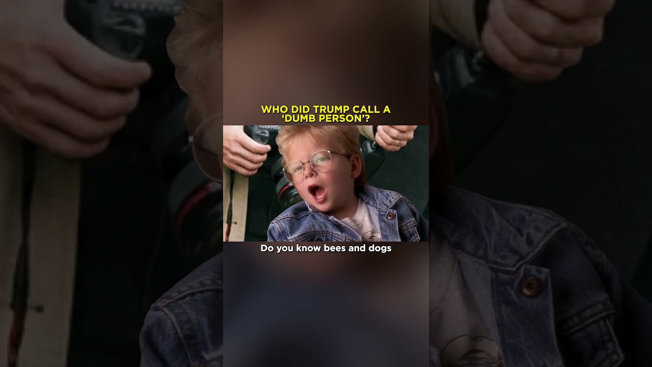 Trump calls the Jerry Maguire kid a 'Dumb Person'