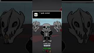PERFECTLY MADE ROBLOX SANS AVATAR
