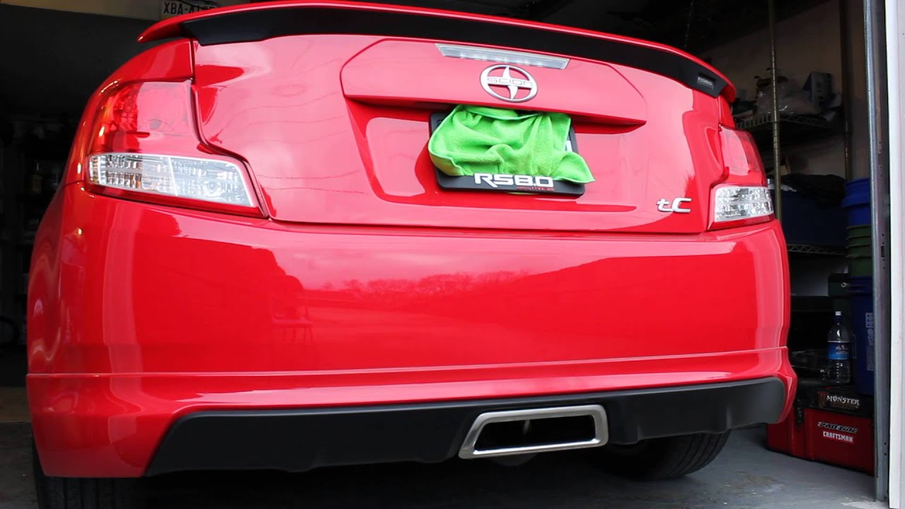 Scion tC TRD Exhaust - YouTube