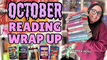 20 Books, 2 DNFs and Some Hidden Gems! | My OCTOBER Reading Wrap Up 👻📚✨
