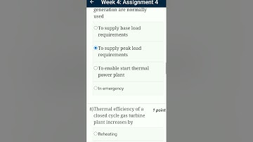Week-4 Assignment Answers (NPTEL 2022) Power Plant Engineering
