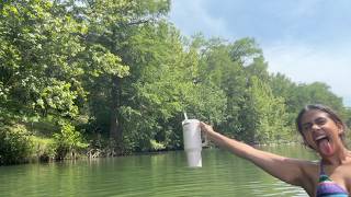 pov: ur floating a river in Texas