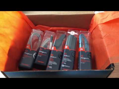 Dashport, Wallport & Charge Sync Ventev Mobile Cables Unboxing 2-8-17