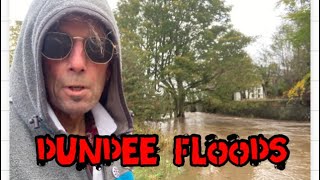 Dundee floods: Dighty & Fithie rivers choke point.