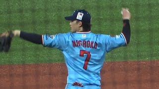 青い長岡秀樹 〜3日間守備総集編〜ファインプレー　ヤクルトスワローズハイライト　オスナ  2024年７月26〜28日神宮球場